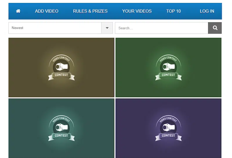 Example of a campaign for a video submission - Source: Video Contest