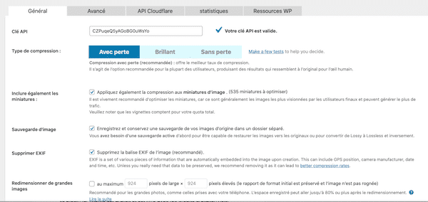 Shortpixel image optimization