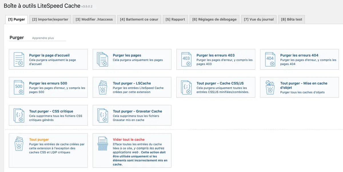 Litespeed Cache WordPress 9