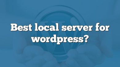 Best local server for wordpress?