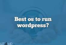 Best os to run wordpress?