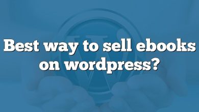 Best way to sell ebooks on wordpress?