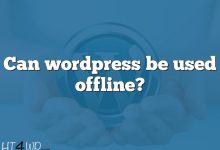 Can wordpress be used offline?