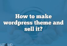 How to make wordpress theme and sell it?