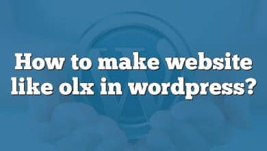 How to make website like olx in wordpress?