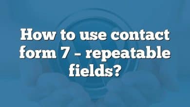 How to use contact form 7 – repeatable fields?