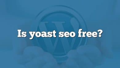 Is yoast seo free?
