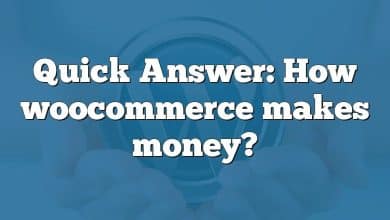 Quick Answer: How woocommerce makes money?