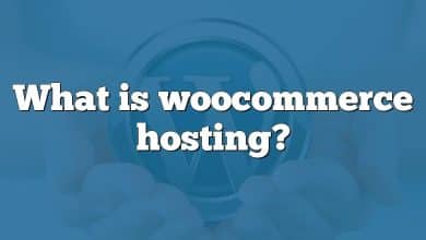 What is woocommerce hosting?