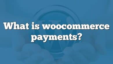 What is woocommerce payments?