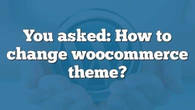 You asked: How to change woocommerce theme?