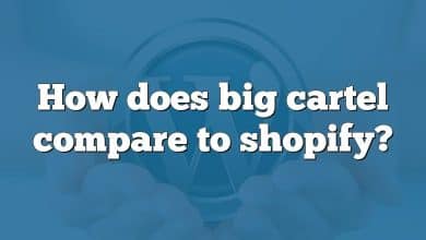 How does big cartel compare to shopify?