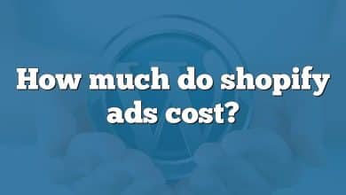 How much do shopify ads cost?