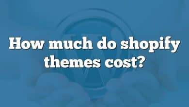 How much do shopify themes cost?