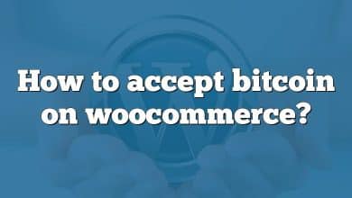 How to accept bitcoin on woocommerce?