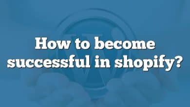 How to become successful in shopify?