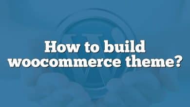 How to build woocommerce theme?