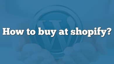 How to buy at shopify?