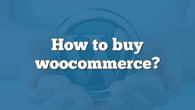 How to buy woocommerce?
