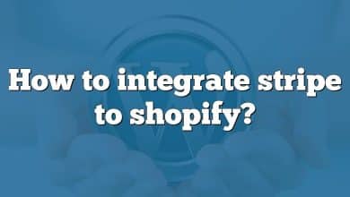How to integrate stripe to shopify?