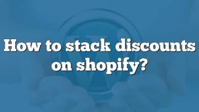 How to stack discounts on shopify?
