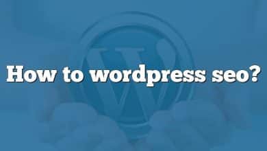 How to wordpress seo?