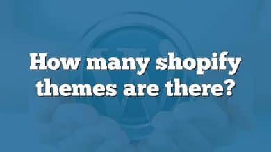 How many shopify themes are there?