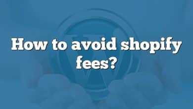 How to avoid shopify fees?
