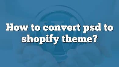How to convert psd to shopify theme?