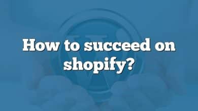 How to succeed on shopify?